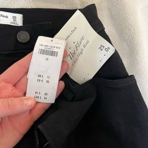 Abercrombie flare ultra high rise jeans